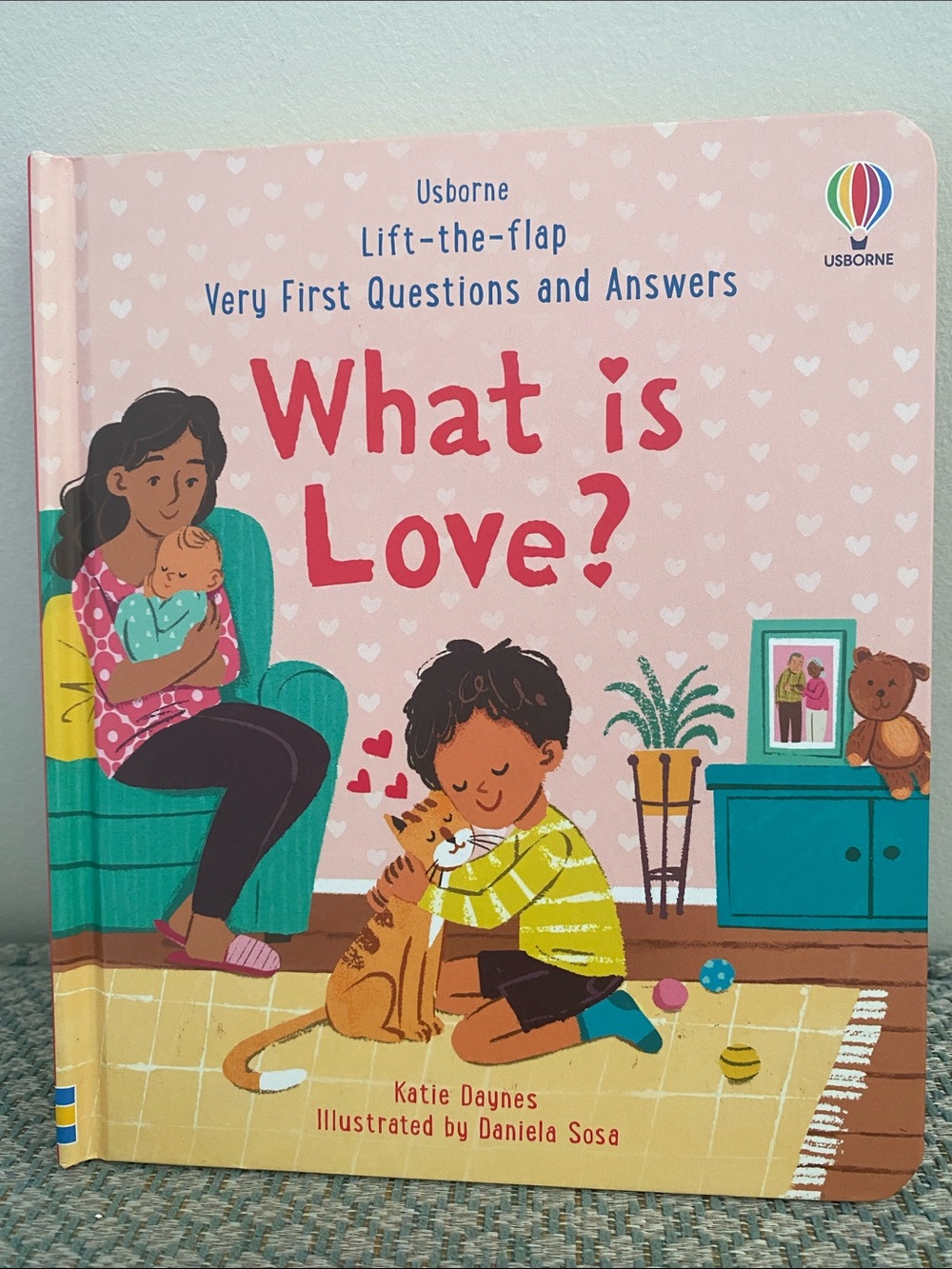 Usborne Lift the Flap Book “What is Love” early learning